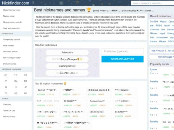 nickfinder.com